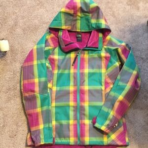 Women’s North Face Plaid Winter Coat